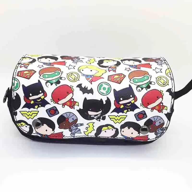 Large Capacity Double Layer Zipper Pencil Case Avengers