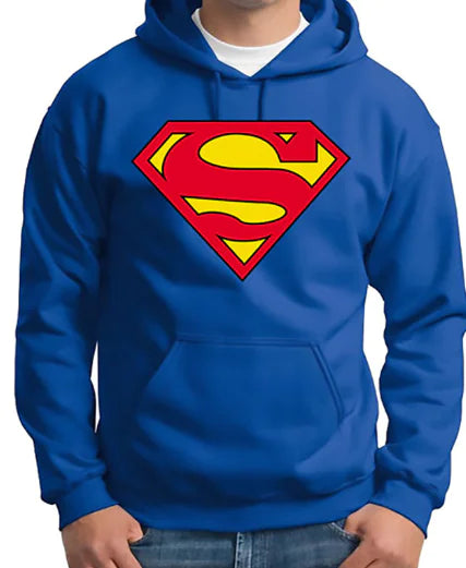 Super Hero Hooded Sweatshirt- Superman, Batman