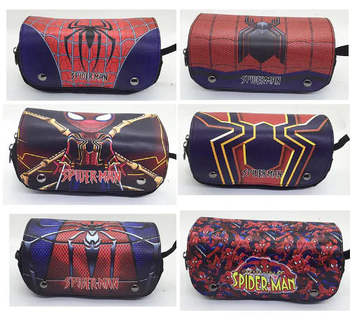 Large Capacity Double Layer Zipper Pencil Case Avengers
